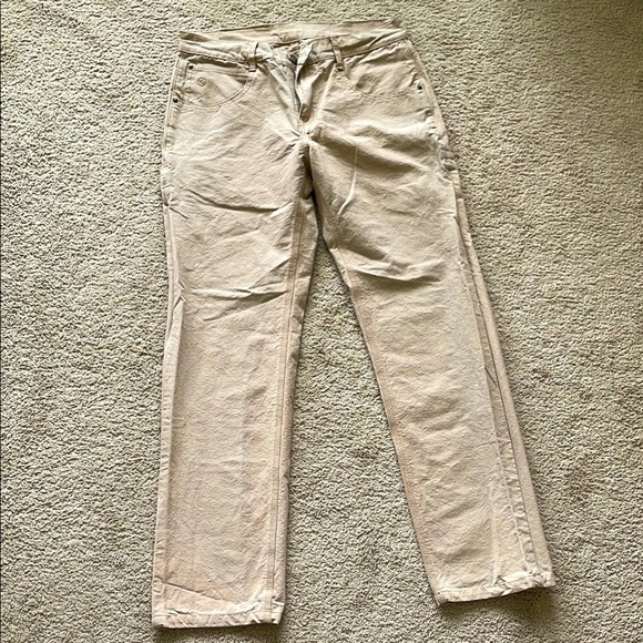 Western Welder Outfitters Quick Draw Khaki Jeans Men’s 32x30 Workwear Gorpcore - Picture 2 of 13